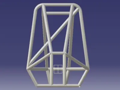 baja rollcage cad model 3D model