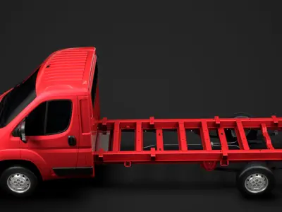 Peugeot Boxer Manager Chassis Truck Single Cab 4300WB 2020 3D model