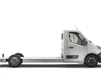 Opel Movano FWD LL35 L3H1 Platform Cab 2014 3D model