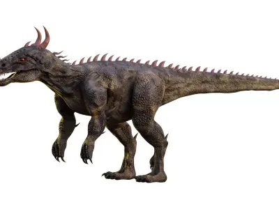 Velociraptor 3D T- Rex Model Low-poly 3D model