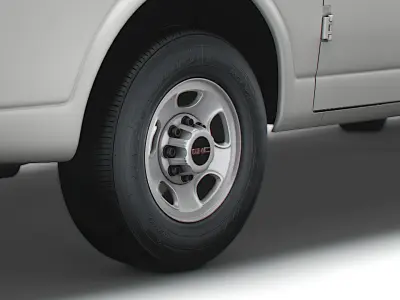 GMC Savana 2022 wheel 3D model