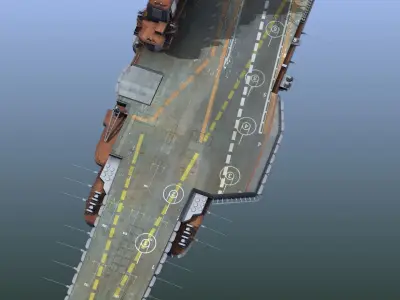 Admiral Kuznetsov Aircraft Carrier 3D model