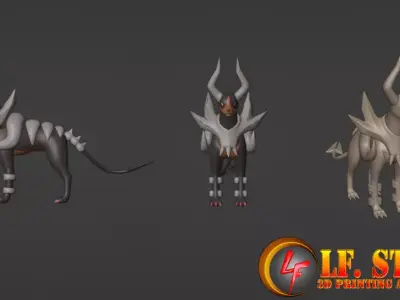 Pokemon Mega Houdom 3D model