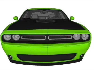 Dodge 2015 Challenger R-T 3D model