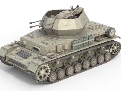 5 Military Vehicles Collection v25 Low-poly 3D model