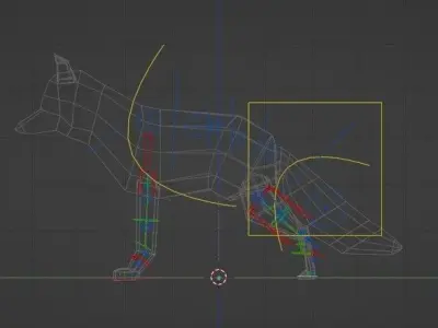 Little Foxy Free low-poly 3D model