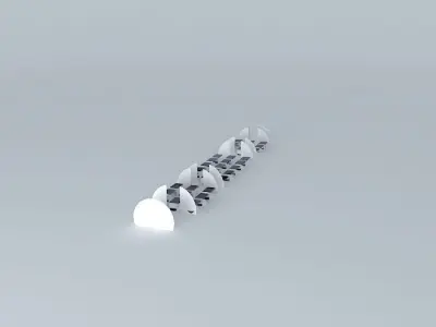 Boeing 777 200ER interior Free 3D model