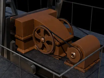 Oil PumpJack 3D model
