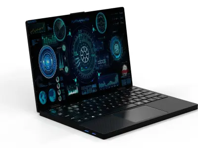 Military Laptop 3D model