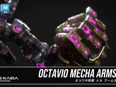 Prop - Octavio Mecha Arms 3D model