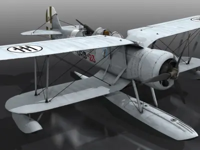 RO43 Maggiolino Low-poly 3D model
