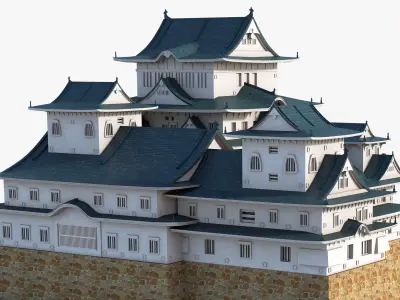 Himeji Castle 3D model