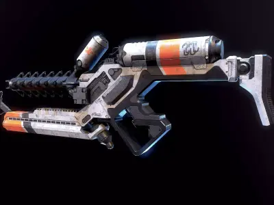 Arc Gun District9 3D model