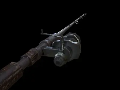 Fishing Rod - Gest Low-poly 3D model