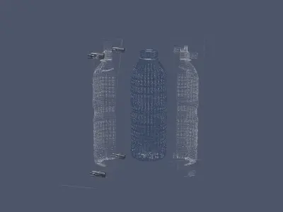 Plastic bottle mould 3D model