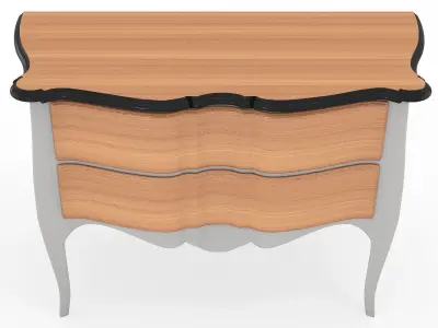 BAROQUE DRESSER OR CHEST OF DRAWERS Free 3D model