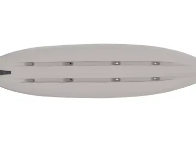 Kayak fishing boat 3D model