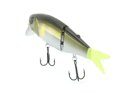 Swimbait fishing lure - natural color 3D model