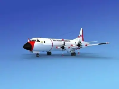 Lockheed P-3 Orion Naval Research Lab 3D model