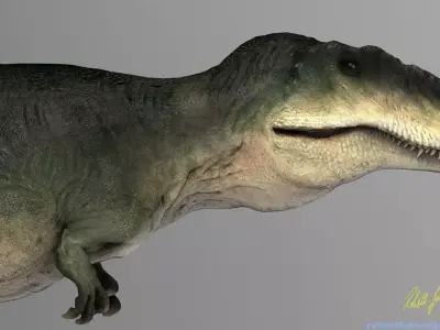 Giganotosaurus Low-poly 3D model