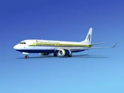 Boeing 737-800 Nania 3D model