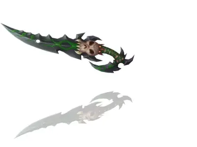 Sacrifice Dagger Low-poly 3D model