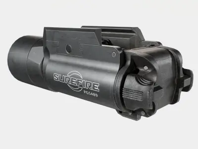 Surefire X300U-B Weapon Mounted Light Low-poly 3D model