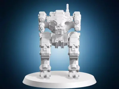 Viking VKG 2F BattleMech Assault Miniature 3D print model