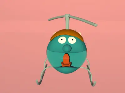 Family guy Petercopter 3D model