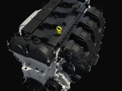 Dark Cover Escape Engine 3D model