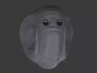 Head Alien mix elephant MODEL 3D 3D model