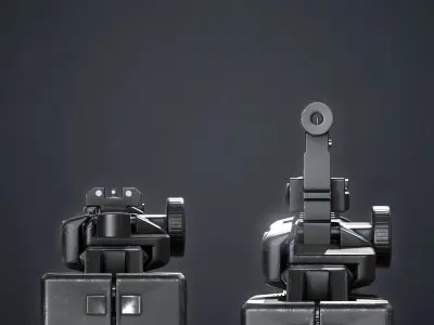 PBR MP7A1 PDW Low-poly 3D model