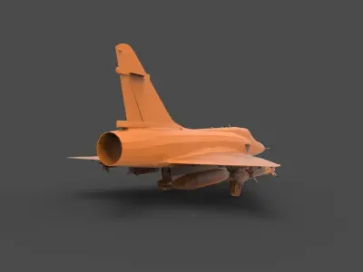 Dassault Mirage2 3D print model