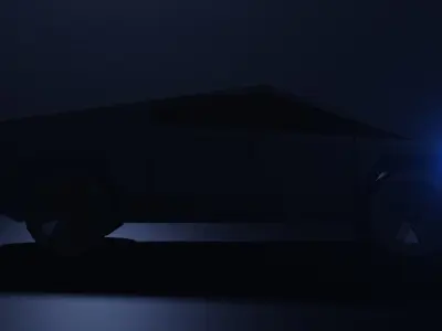 Tesla Cybertruck Low-poly 3D model