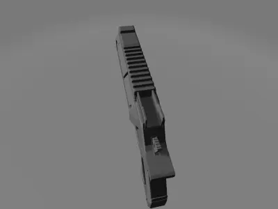 Wingman highpoly gun 3D model