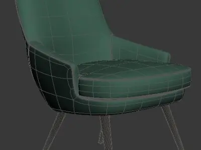 Reception Chair Free 3D model