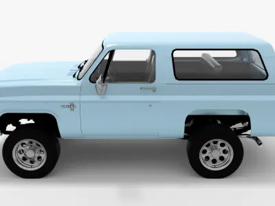  Chevrolet Blazer K5 1989 3D model