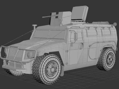 Gaz Tiger 3D model