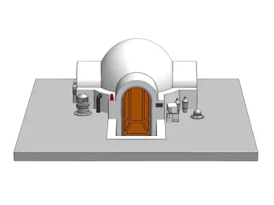 Lars Homestead Entry Dome 3D print model