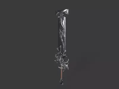 Great Sword 05 Low-poly 3D model