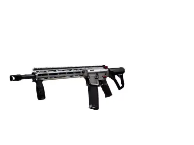 Daniel Defense DDM4 V7 Low-poly 3D model
