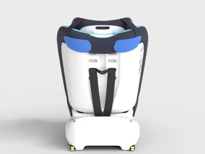 CHILD SAFETY CAR SEAT 3D model