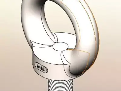 eye bolt Free 3D model