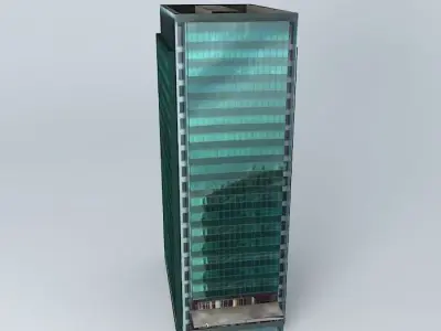 Wisma Bakrie 2 office building 3D model