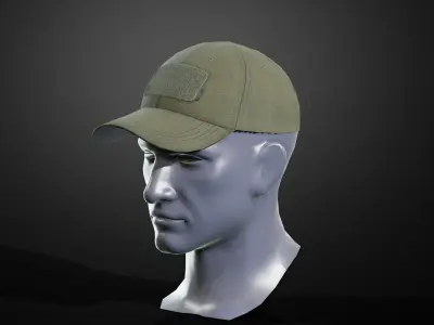 Cap 01 Low-poly 3D model