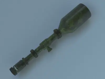sniper telescopic Free 3D model