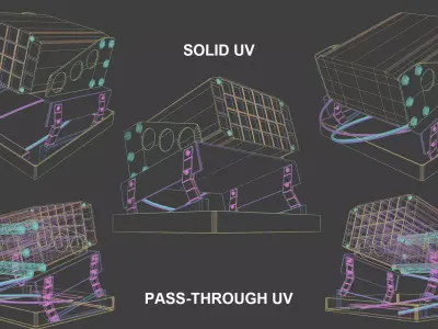 Flare dispenser 3D model