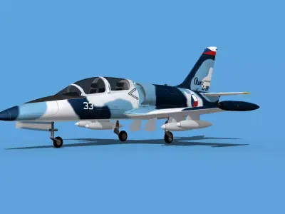 Aero Vodochody L-39C Albatross Cz Rep 04 3D model