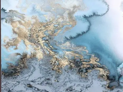 landscape wall-Chinese style-5 3D model