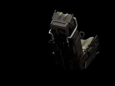 Pilot Ejection Seat 3D model